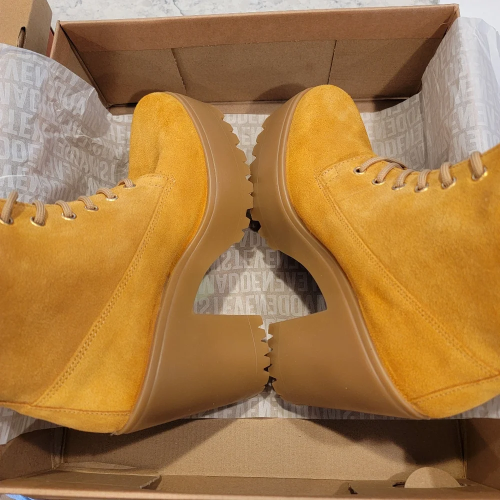 Steve Madden Tindra Womens Suede Platform Ankle Boots | US 8 NEW! - Picture 11 of 14